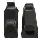 1 Pair Front Rider Rest Pegs Rubber Mini Footpegs Fit for Yamaha YBR 125