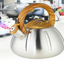 Whistling Tea Kettle,3L Home Stainless Steel Kettle, Brushed Stainless Stee