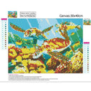 5D Sea Turtles Diamond Painting Embroidery DIY Full Drill Cross Stitch Kits