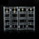 Clear Acrylic Earrings Necklace Jewelry Display Rack Stand Organizer Holder KJY