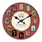 Home Decor Wall Clock Retro Round Wood Shabby Chic Art Works Glycerine Soap