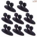 10Pcs Car Charger Line Headphone/USB Cable Car Clip Interior Accessories Bl F5L7