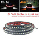 48" LED Strip Tailgate Bar DRL Reverse Brake Stop Turn Signal Light Truck LamJ&M