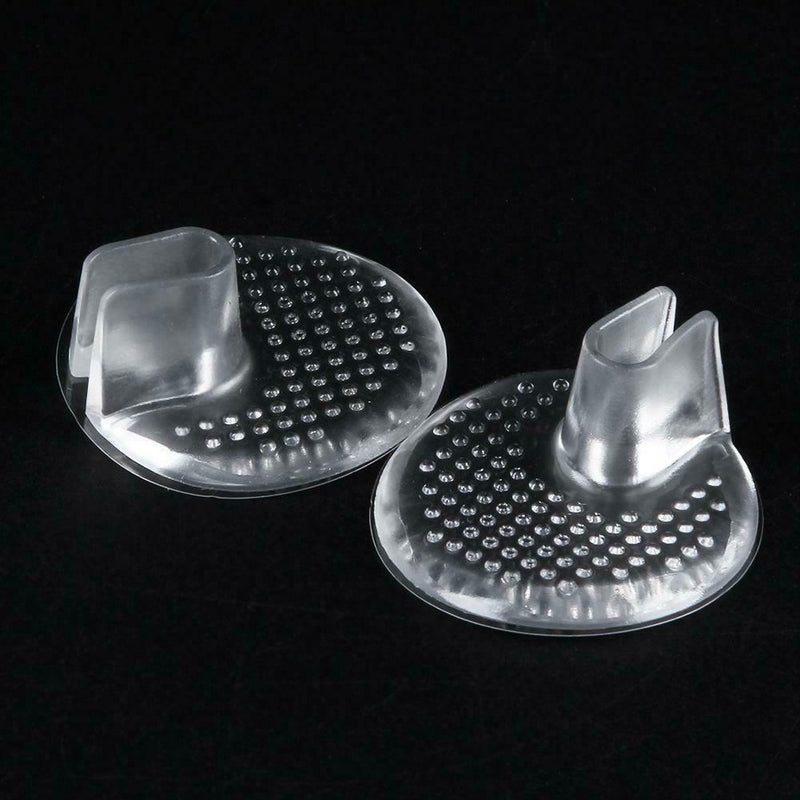 1pair Mini Invisible Silicone Anti-Flip Insoles Pads Foot Massage Foot Care A