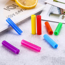 8pcs/set Silicone Tips Cover Food Grade Cover for 6mm Stainless Steel Straws B3C