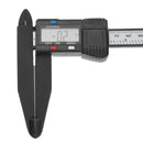 150mm 6 inch LCD Digital Electronic Carbon Fiber Vernier Calipers Measuring