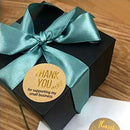500Pieces Roll Thank You Packaging Sealing Stickers Kraft