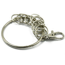 5pcs Large Hoop Ring Keychain Key Rings with Split Ring Keyring Organizer