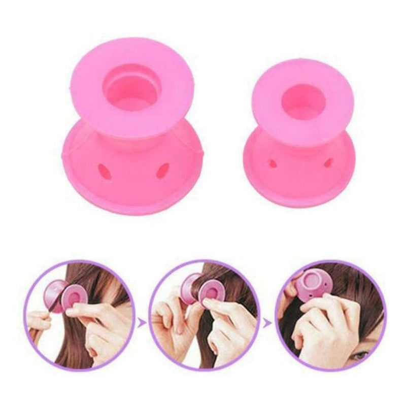 10pcs Silicone Hair Curler Magic Hair Care Rollers Heat No Styling Hair J1R0