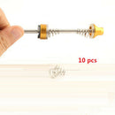 10pcs Stainless Steel Bicycle Spring for Bike Quick Release Wheel Skewer Hub