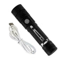 Rechargeable USB Ultra-Bright T6 LED Torch with Beam Focusing Flashlight us N0A1
