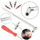 Valve Stem Installer HD Chrome Tool Puller Car Tire Core Repair AU Plug Rem H3Q2