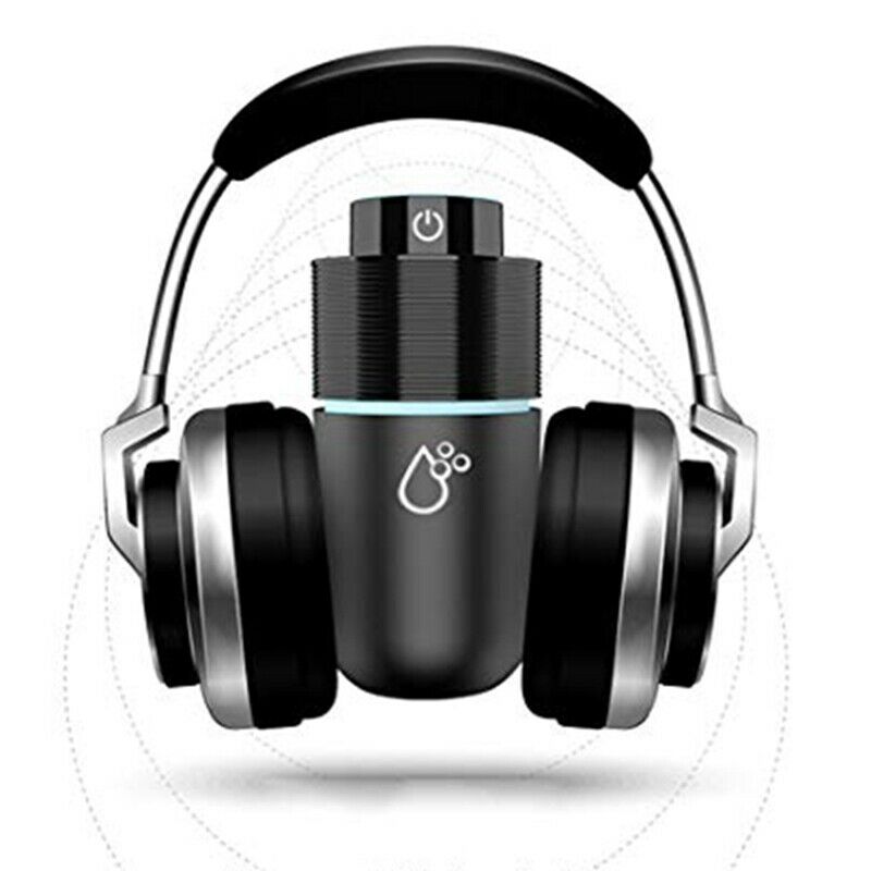 Usb Car Essential Oil Diffuser Air Freshener,Colorful Led Lights 200Ml Home E3G7