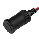 Female Cigarette Lighter Socket with Ring Terminal Plug for Car Motorcycle