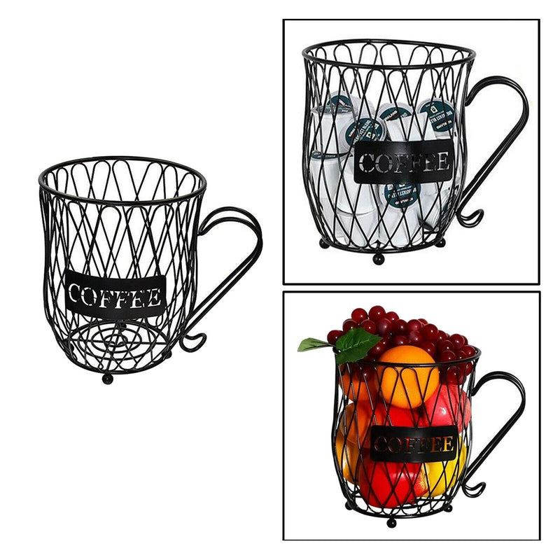 Coffee Pod Holder Cup Keeper,Coffee Capsules Storage Holder Creamers Fruit