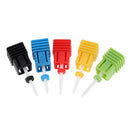 5 Pieces Fine Medium Coarse Electric Ceramic Nail Drill Bit Manicure Grinding