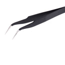 2pcs Anti-static Elbow and Straight Stainless Steel Tweezers Cake Mo3c