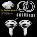 1pair Transparent Controller Frame VR Cage Protective Cover for Oculus Quest 2