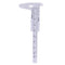 1pc Mini sliding vernier caliper plastic measure ruler gauge double scale  JR