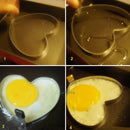 SN9F Kitchen Heart Love Shaped Cook Fried Egg Mold Pancake Stainless Steel Mould