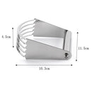 Stainless Steel Pastry Dough Cutter Flour Mixer Whisk Kitchen Craft ^