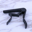 Alloy Tune Clamp Key Trigger Capo for Acoustic Electric Guitar (Black) A