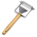 Balanced Honey Comb Fork Stainless Steel Spatula Shovel Barb Cut Honey Cutter
