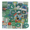 46Pcs DIY Avocado Craft Calendar Scrapbook Album Diary Book Decor Paper StickeFT
