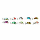 10* Random Fishing Lures Kinds Of Minnow Fish Bass Tackle Hooks Baits Crankbait-