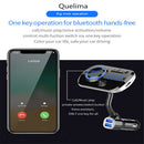 Car Bluetooth 5.0 Wireless FM Transmitter MP3 Radio Adapter USB Charger Kit
