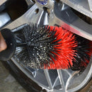 Car Wheel Cleaning Brush Kit-43cm Long Soft Bristle Tire Brush and 5 Differ
