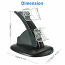 LED Dual Fast Charging Dock Station Charger For S Controller One X8C4