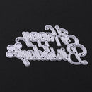 Birthday DIY Metal Scrapbook Craft Embroidery Art Cutting Die Stencils Gift A