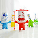 Lovely Giant Series Cartoon Plastic Toothbrush Holder with Cup Home Bath