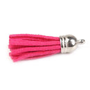 12 Pieces Colorful Velvet Tassel Charms Pendants For Bags Necklace Earrings
