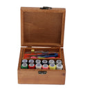 Wooden Sewing Kits Sewing Boxes and Baskets with Sewing Accessories Kit, Good