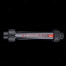 Water Liquid Flow Measuring Tube Rotameter Flowmeter 10-100L/H Grey+ Clear