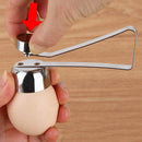 Stainless Steel Boiled Egg Topper Shell Cutter Knocker Raw Egg Cracker Sepa C4K8