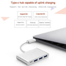 USB Type C to USB Adapter,3.1 USB C(Thunderbolt 3) to 3 Port USB3.0 Hub wit