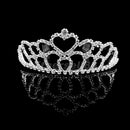 Shiny Bridal Tiara Crystal Heart Rhinestone Crown Wedding Supplies Hair Headband