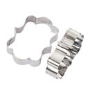 4pcs/set European Wedding Frame Cookie Cutters Biscuits Stainless Steel Too E7U8