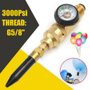 Helium Tank Latex Balloon Inflator Regulator With Gauge For G5/8 Tank Valve