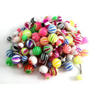 Fashion 50x Ball Belly Button Jewelry Ring Navel Rings Bar Body Piercing