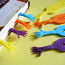 4x/set Colorful Plastic Bookmarks Set Creative Gift Children Stationery OZ