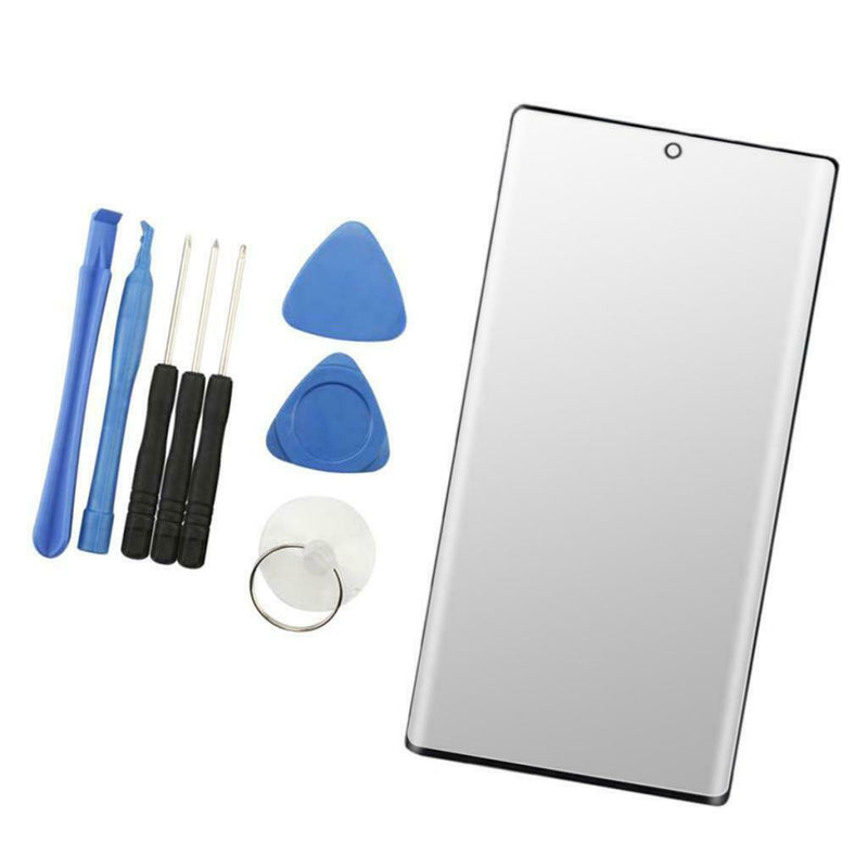 New LCD Front Screen Outer Glass Lens Replacement Part + A Set of Tools for