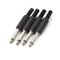 4Pcs 6.35mm 1/4" Male Jack Plug Cable Connector Black Plastic Solder AdaptTOCA