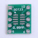 20Pcs Sop10 Msop10 Sop23 To Dip-10 Pinboard Smd Adapter 0.5Mm/0.95Mm Dip Pi T9G9