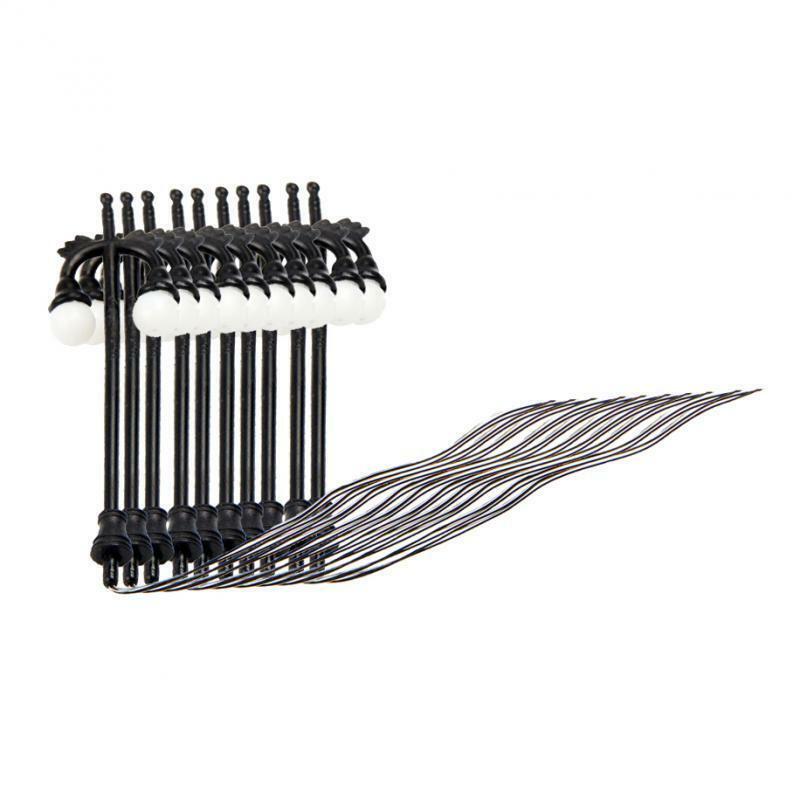 20pcs/pack 1:150 Scale LED Railway Train Double-Head Lamp Street Light Black