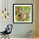5D DIY Full Drill Diamond Painting Squirrel Cross Stitch Mosaic Kit (W1448)