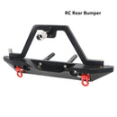 1/10 RC Metal Rear Bumper with Spare Tire Carrier for Axial SCX10 90046